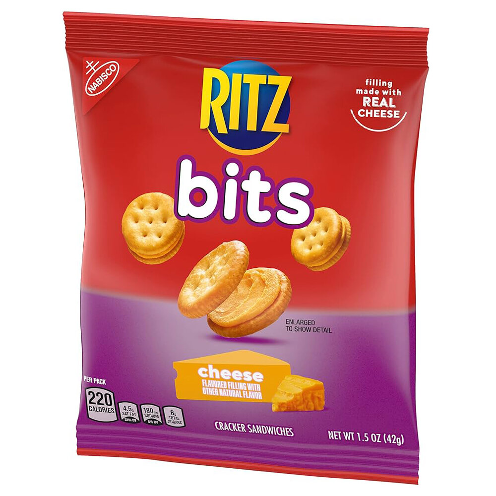 Ritz Bits Cheese Cracker Sandwiches 30 X 42g King Candy