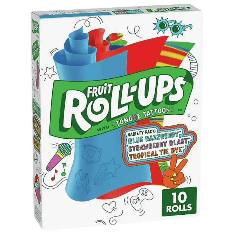 Fruit Roll-Ups Variety 10 x 10 x 14g (100 Stk. einzelne)