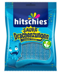 Hitschler hitschies Saure Drachenzungen Blau vegan 20 x 125g