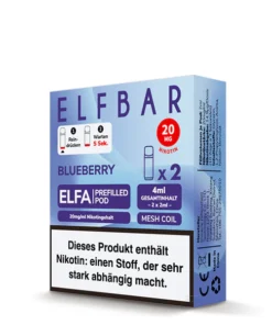 ELFA Pods 20 mg/ml Blueberry VE: 10 x 1Stk.