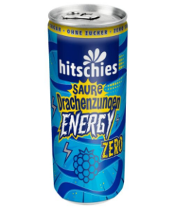 Hitschler hitschies Saure Drachenzungen Energy Zero Blau 24 x 250ml zzgl. DPG-Pfand