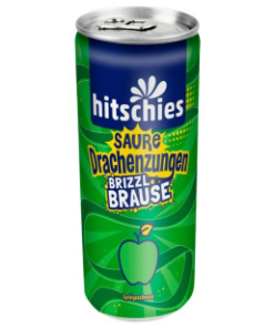 Hitschler hitschies Saure Drachenzungen brizzl Brause Apfel 24 x 250ml zzgl. DPG-Pfand