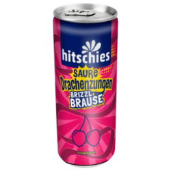 Hitschler hitschies Saure Drachenzungen brizzl Brause Kirsche 24 x 250ml zzgl. DPG-Pfand