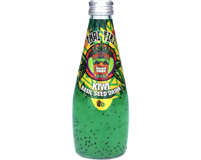 Thai Tiki - Basil Seed Drink Kiwi 24 x 290ml !PALETTENVERSAND!