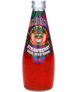Thai Tiki - Basil Seed Drink Strawberry 24 x 290ml !PALETTENVERSAND!