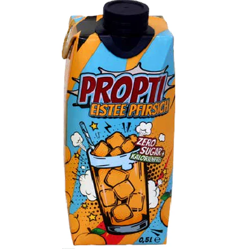 Propti Eistee Pfirsich zuckerfrei 12 x 500ml