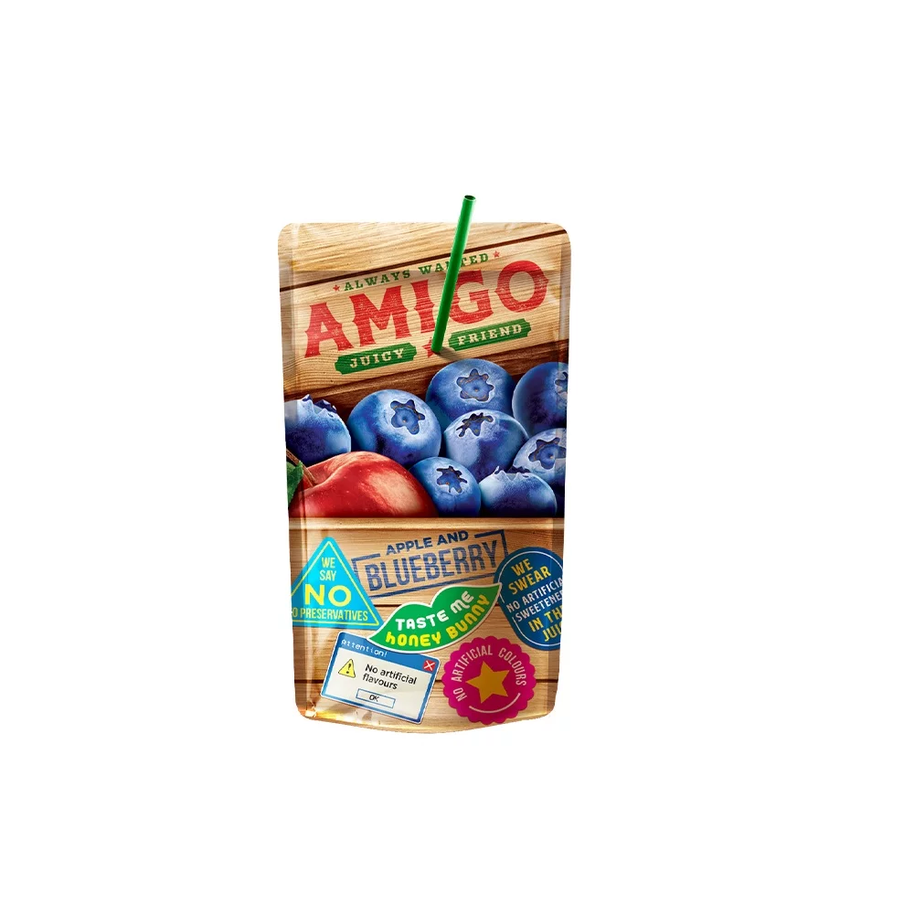Amigo - Apple & Blueberry - 2 x 8 x 200ml