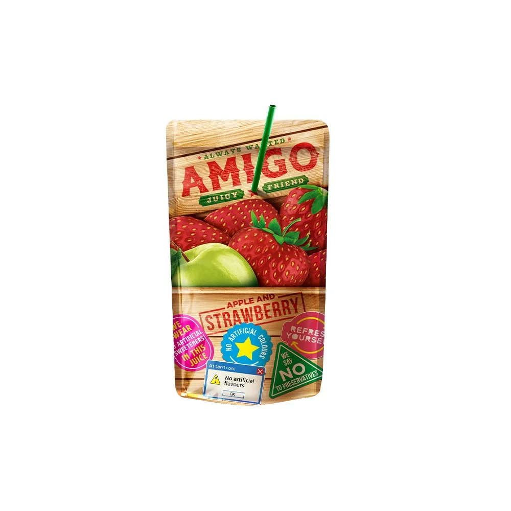 Amigo - Strawberry - 2 x 8 x 200ml
