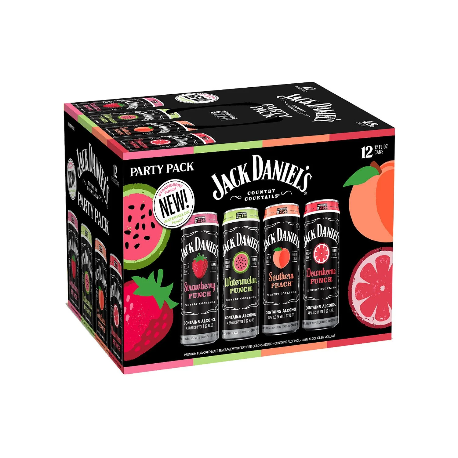 Jack Daniel's Country Cocktail Variety Pack 12 x 355ml zzgl. DPG-Pfand