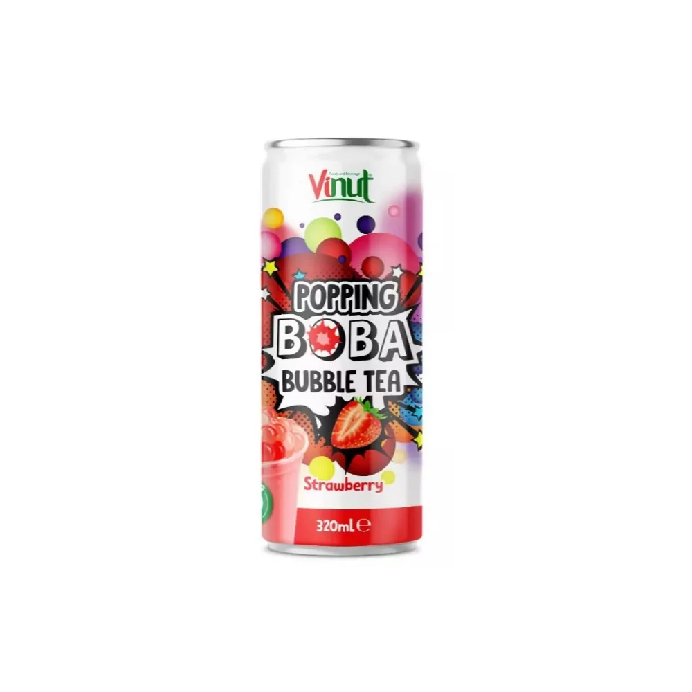 Vinut Bubble Tea Strawberry 24 x 320ml zzgl. DPG-Pfand