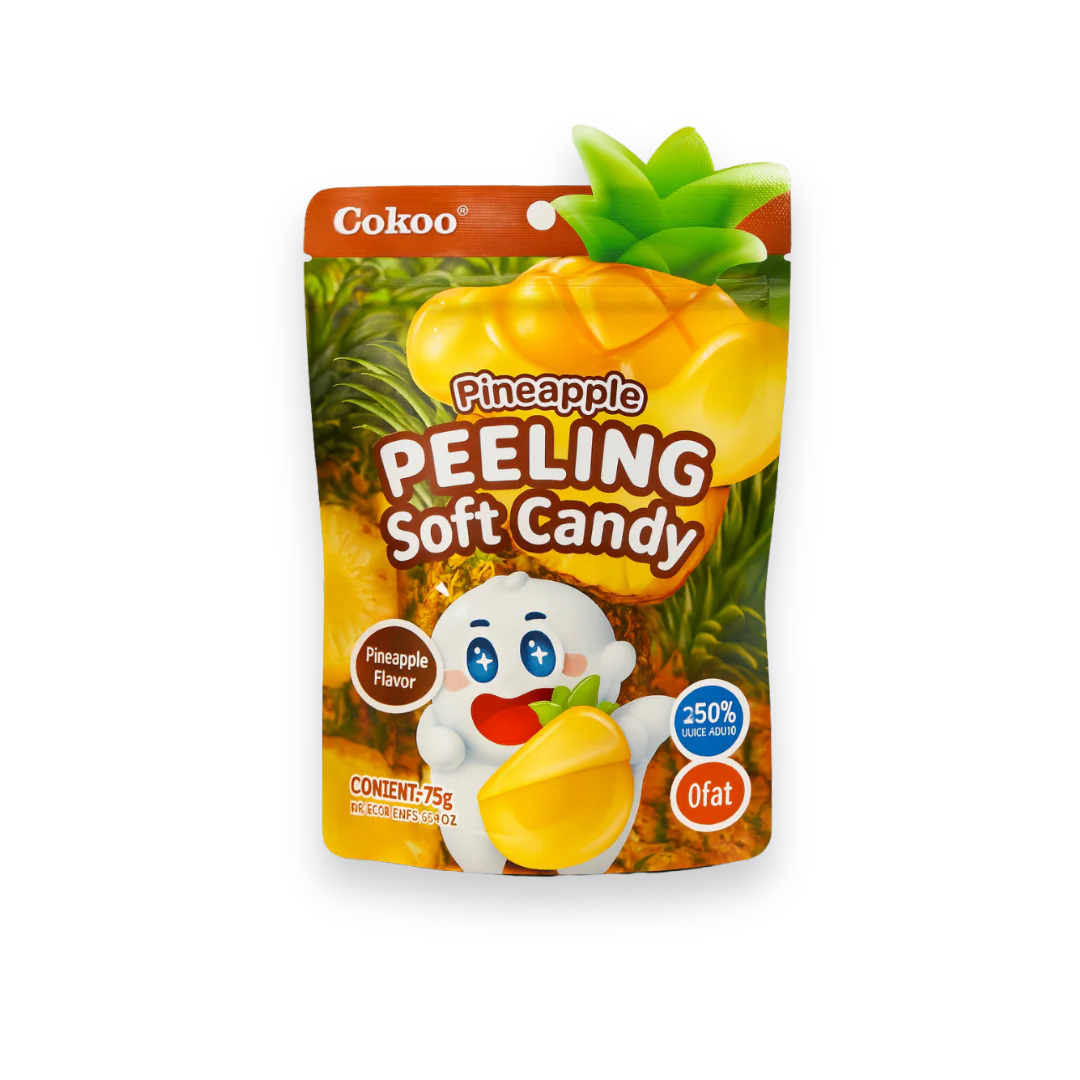 Cokoc Peeling Candy Pineapple 10 x 75g