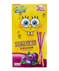 Spongebob Coated Stick Blueberry 36 x 48g