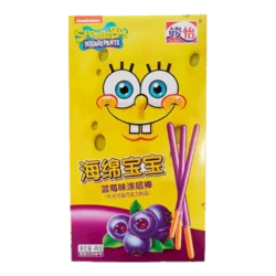 Spongebob Coated Stick Blueberry 36 x 48g