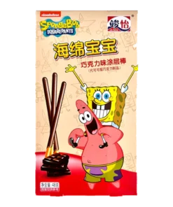 Spongebob Coated Stick Chocolate 36 x 48g