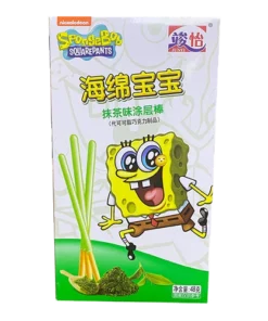 Spongebob Coated Stick Matcha 36 x 48g