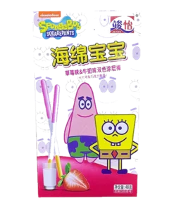 Spongebob Coated Stick Strawberry & Milk 36 x 48g