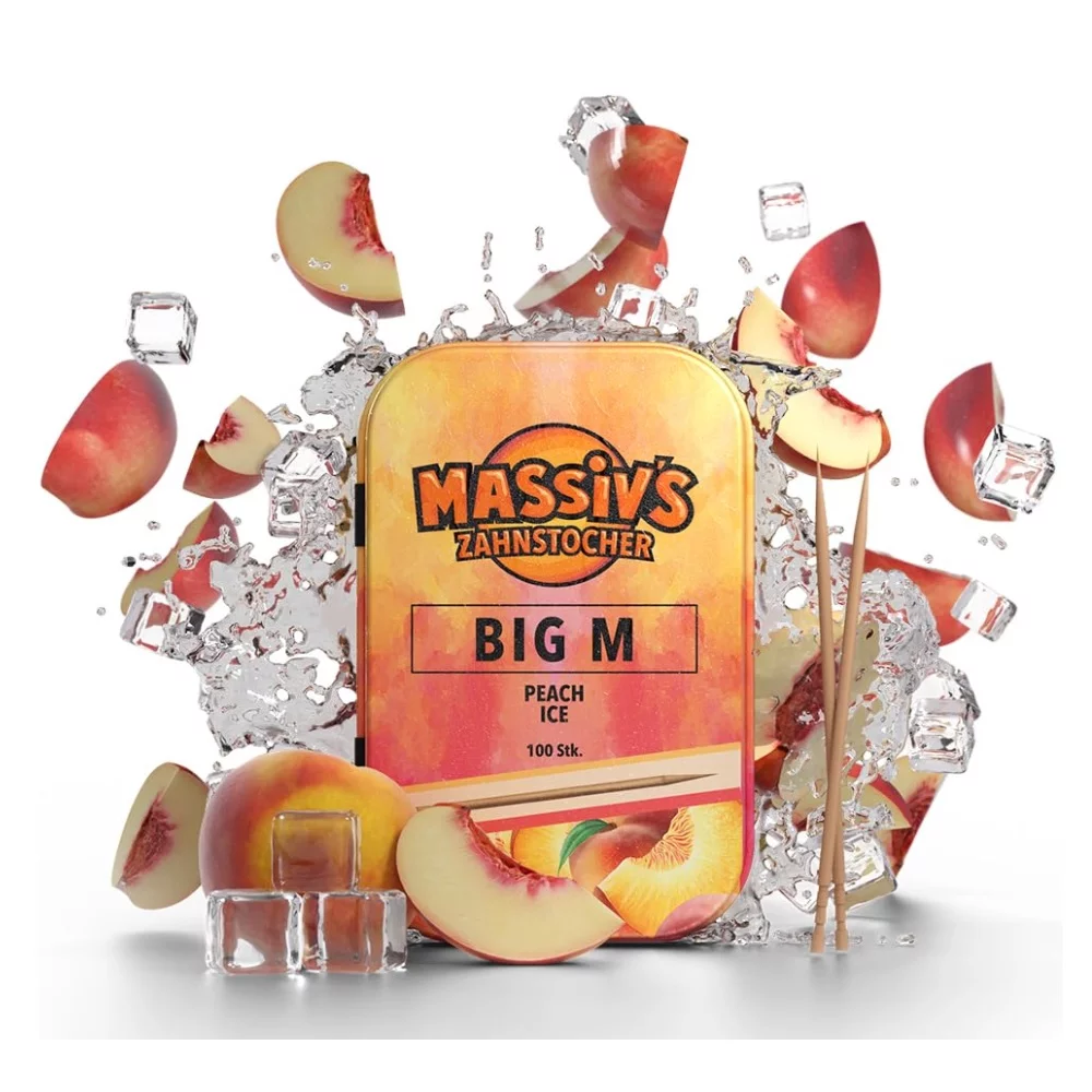 Massiv´s Zahnstocher Big M 10 x 1 Metalldose