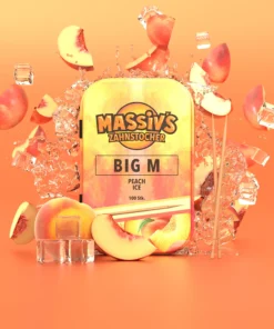 Zahnstocher mit Geschmack - BIG M - Peach Ice 10 x 1 Metalldose im Display