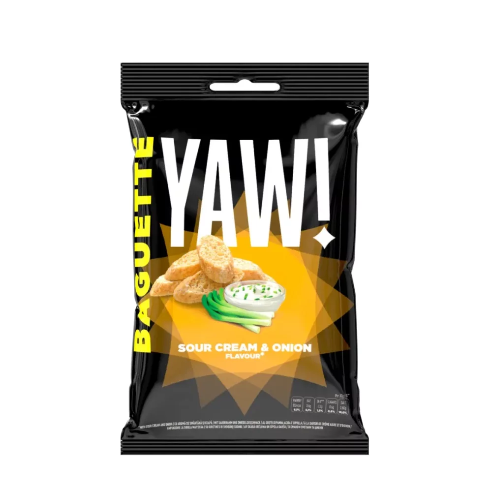YAW Baguette Sour Cream & Onion 32 x 50g