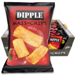 Dipple Mais Chips Paprika 26 x 90g