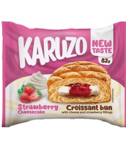 Karuzo Croissant Strawberry Cheesecake 24 x 82g