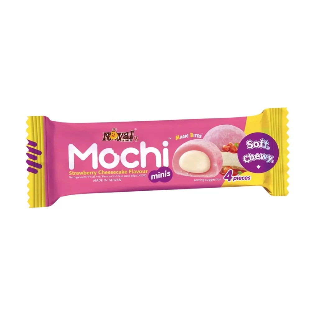 Royal Family Mochi Strawberry Cheese Cake 12 x 40g