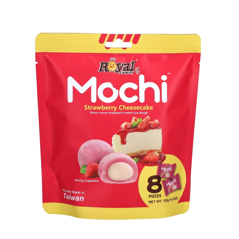 Royal Family Mochi Strawberry Cheese Cake 12 x 120g