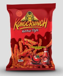 Kongcrunch - Maissnack Ketchup Style 24 x 90g
