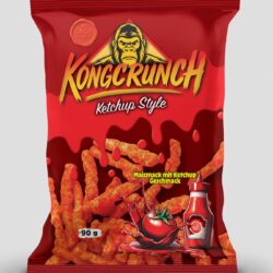 Kongcrunch - Maissnack Ketchup Style 24 x 90g