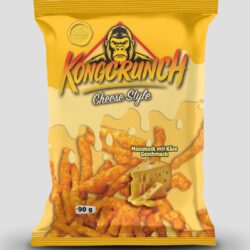 Kongcrunch - Maissnack Cheese Style 24 x 90g