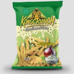 Kongcrunch - Maissnack Sour Cream & Onion 24 x 90g