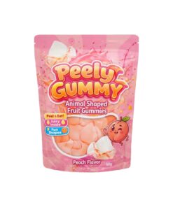 Peely Gummy Peach Shaped 12 x 60g