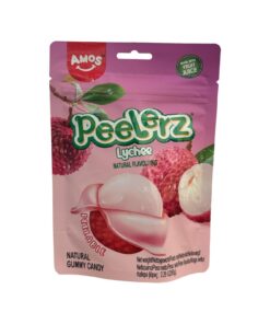 Amos - Peelerz Gummy Lychee 24 x 65g