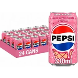 Pepsi - Raspberry Ripple Zero UK 24 x 330ml zzgl. Pfand